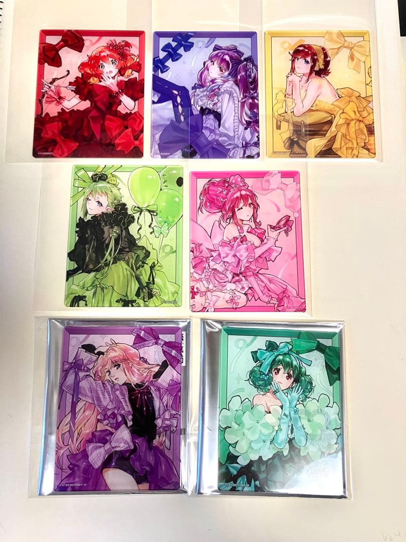 Macross F Macross Delta Acrylic Card Set Lapping Party