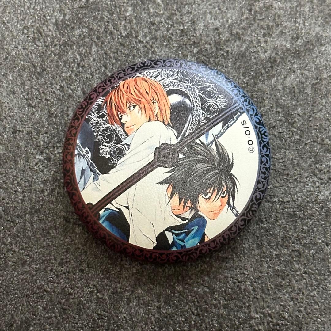 DEATH NOTE Light Yagami L Leather Badge