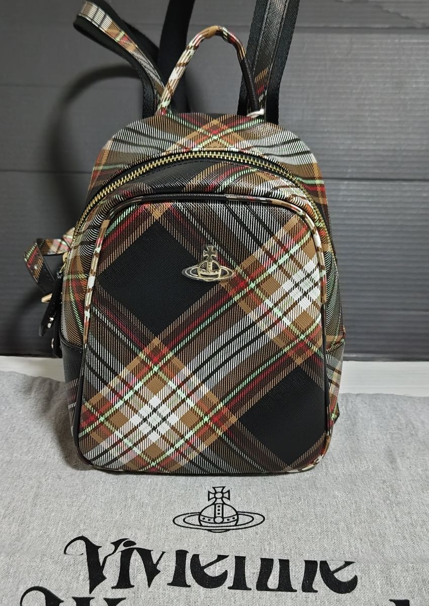 VivianWestwood Vivienne Westwood Backpack 4301007 Check Pattern