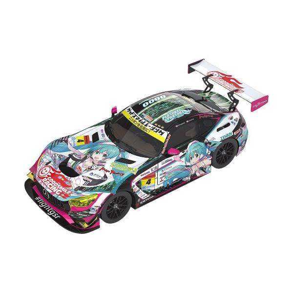 1/64《初音未来 GT Project》Good Smile 初音未来 AMG 2019 SUPER GT 版本【再版】(已涂装完成品迷你车))