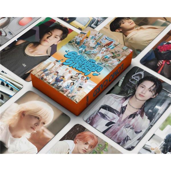 Seventeen商品照片卡55张套装traka Seventeen照片全员照片卡K-POP韩国偶像LOVE MONEY FAME支援小物LOMO卡SVT