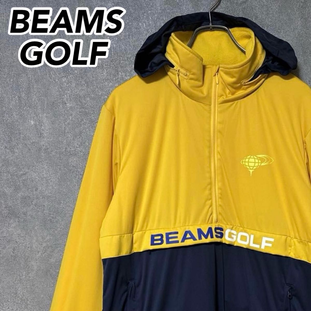 BEAMS GOLF 半拉链套头夹克 男士 聚酯纤维