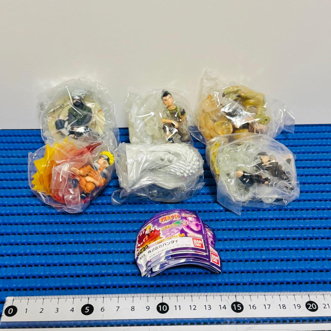 Bandai Naruto Real Collection 3 Full 6-Item Set Gachapon