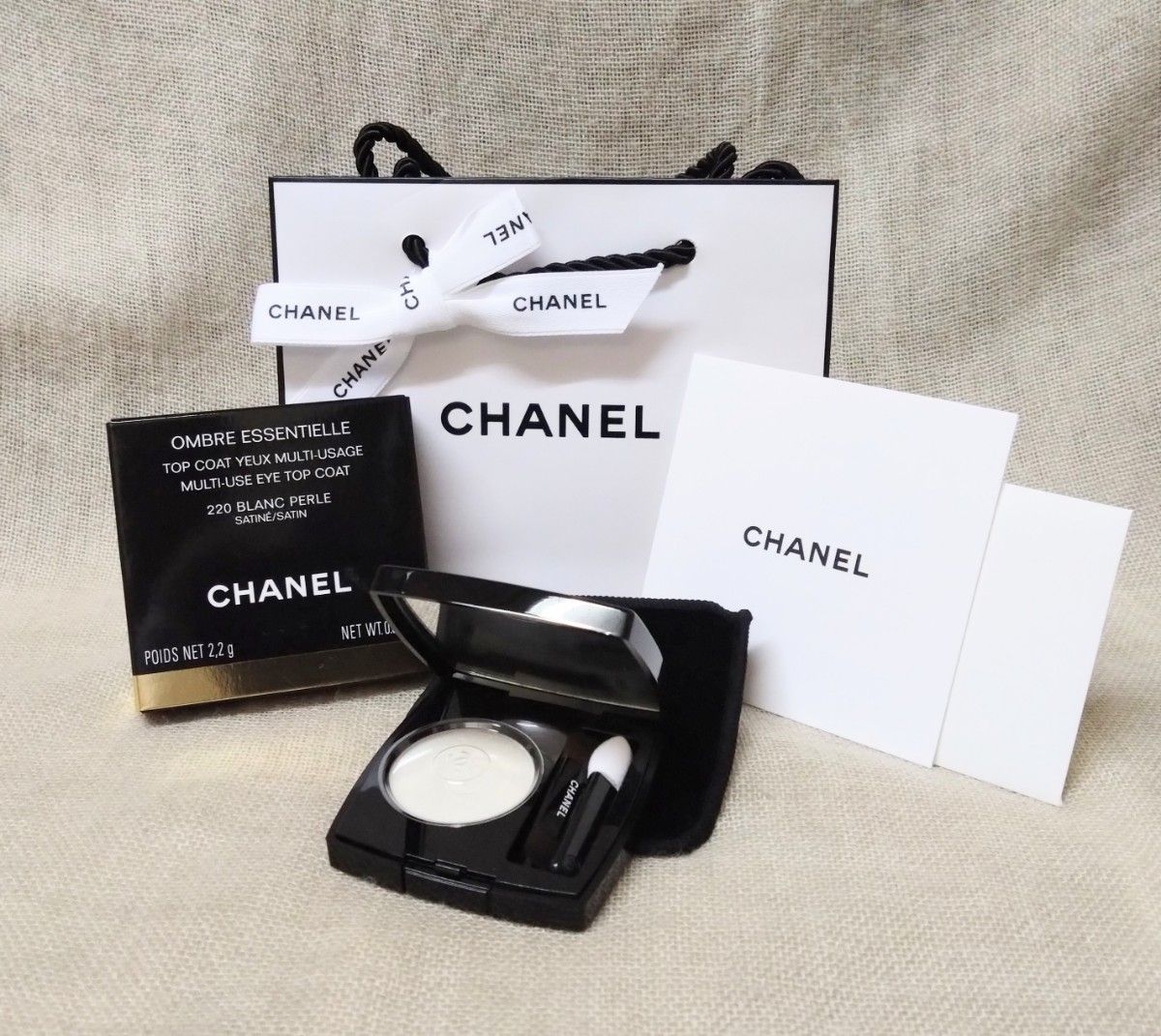 (全新未使用)香奈儿 CHANEL 眼影 220 白色浅色