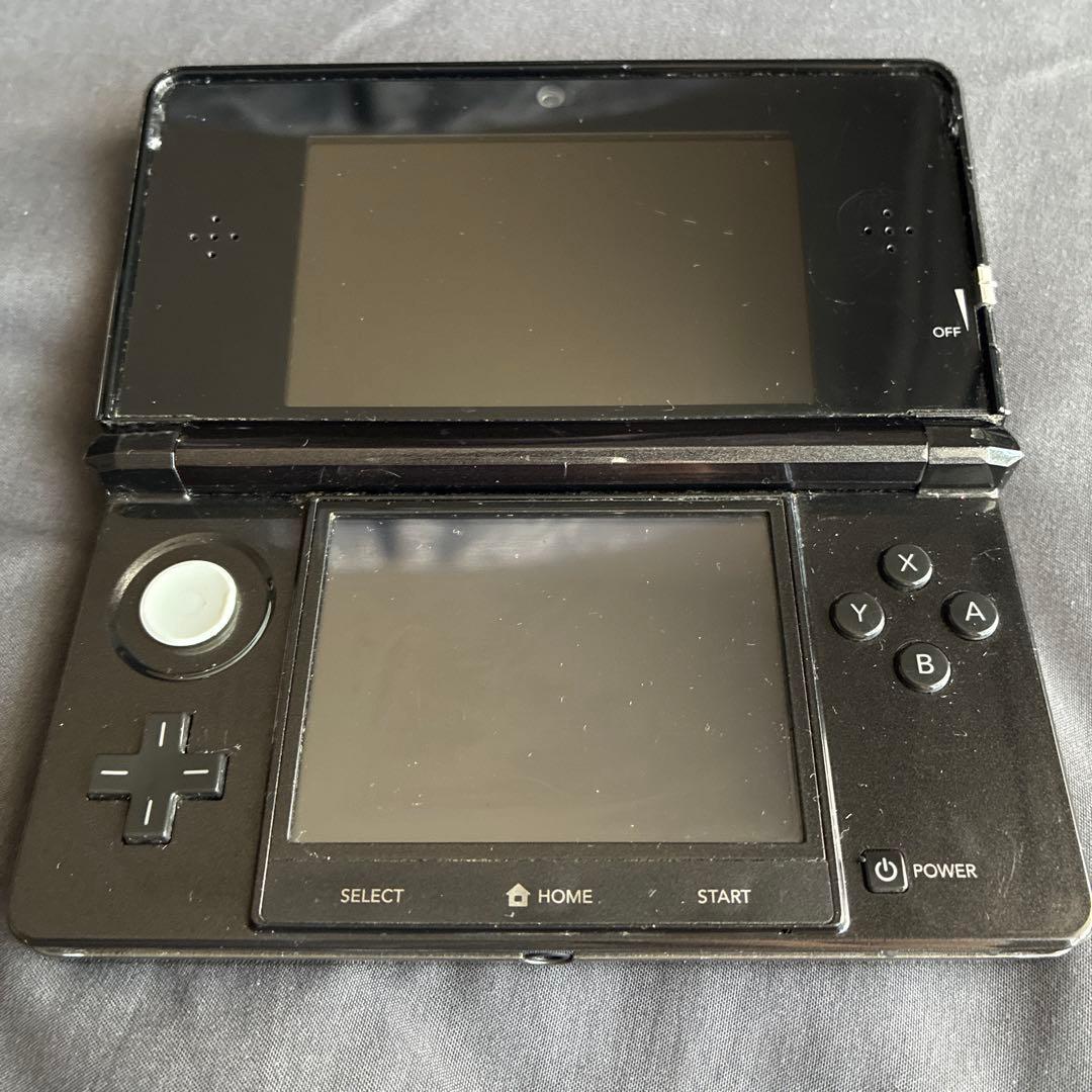 任天堂3DS主机 黑色 带充电器