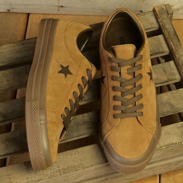 CONVERSE 匡威 男士 One Star 麂皮运动鞋 33703360 ONE STAR SUEDE 鞋履 鞋类 棕色 WALNUT 正规授权经销商