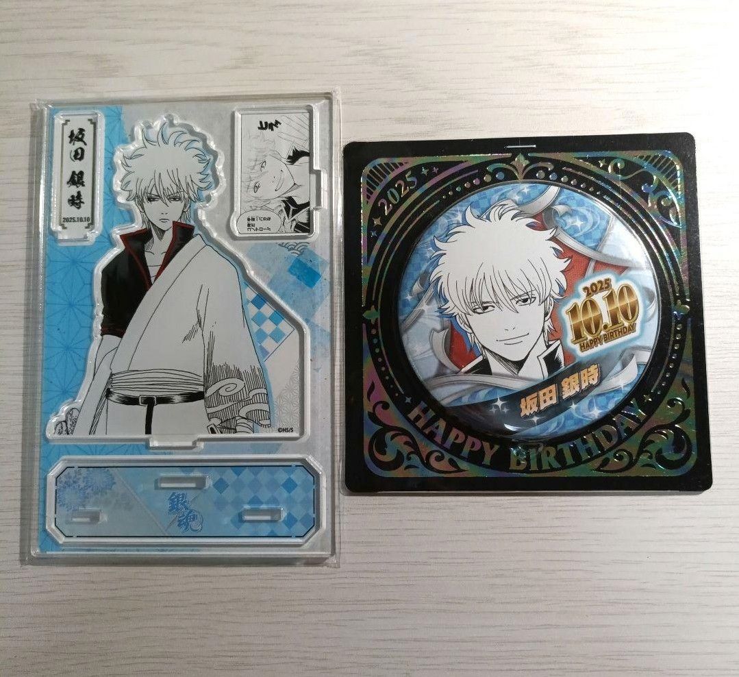 Gintama Sakata Gintoki Famous Scene Diorama Figure Birthday Can Badge
