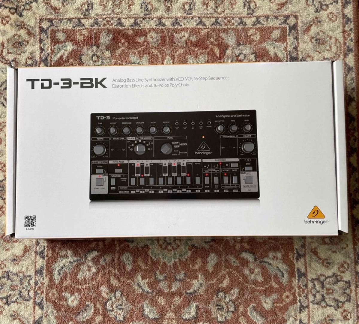 Behringer TD-3-BK 黑色模拟低音合成器/ TB-303 克隆