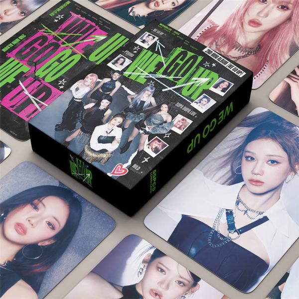 BABYMONSTER商品相片卡55张套装treka WE GO UP照片全员相片卡K-POP韩国偶像宝贝怪兽应援小物LOMO卡