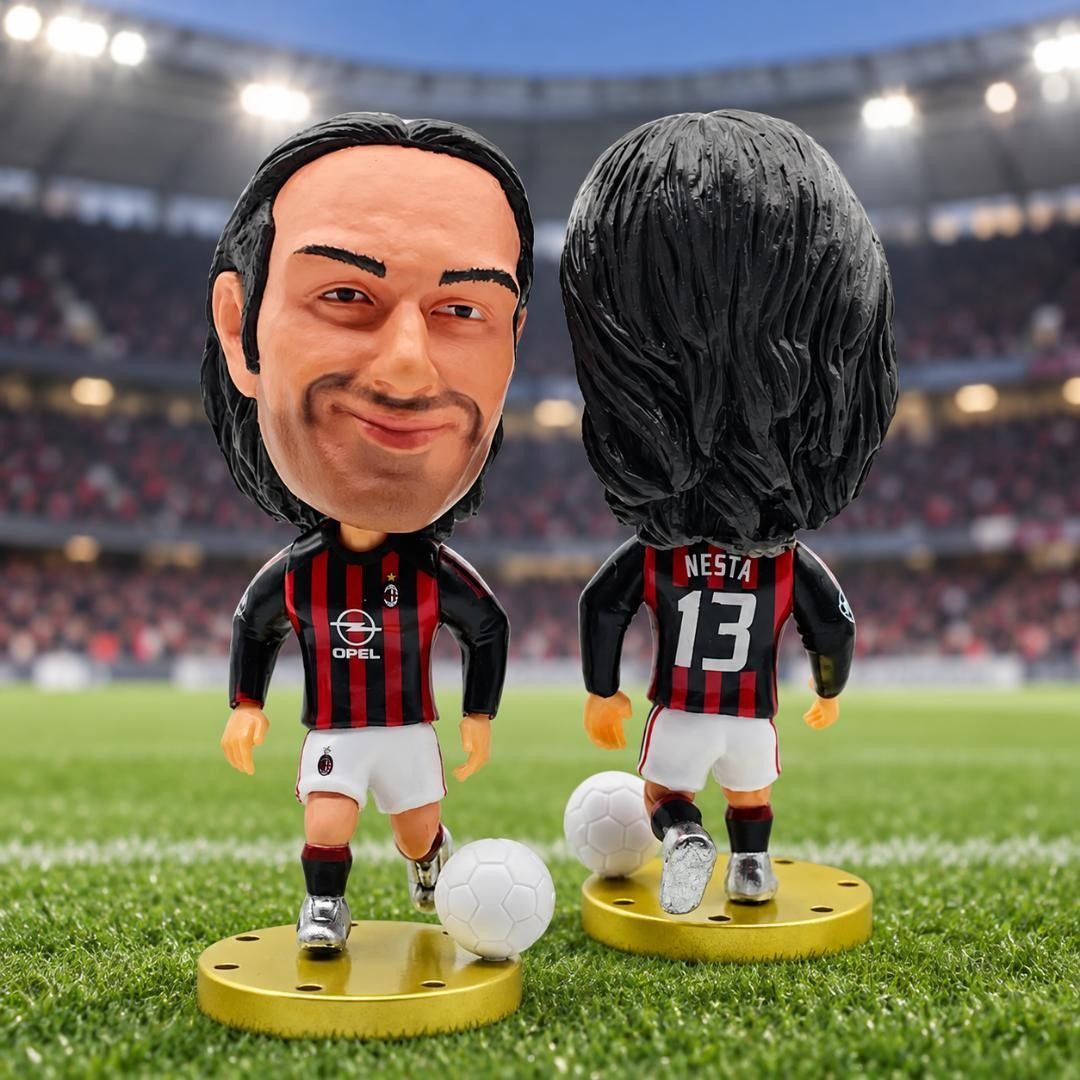 Nesta AC Milan Soccer Bobblehead Figure