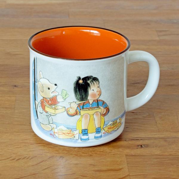 ロングセラー絵本マグカップ こんとあき 絵本ナビオリジナルグッズ 林明子 マグカップ カップ コップ