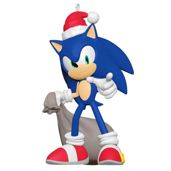 Hallmark 記念品 クリスマスオーナメント 2024、ソニック・ザ・ヘッジホッグ サンタソニック ゲーマーへのギフト。