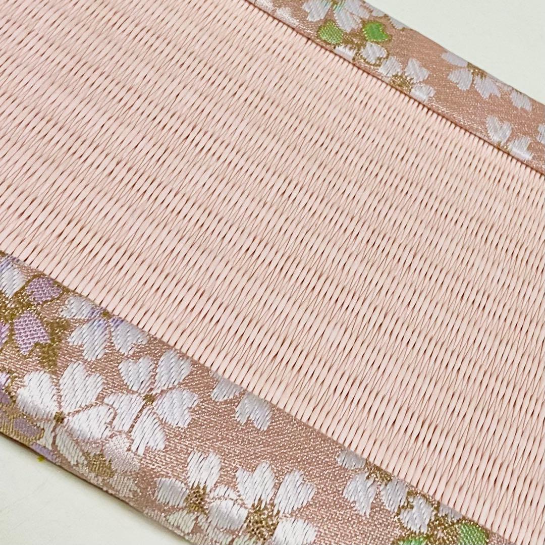 Mini Tatami Gold Brocade (Full Bloom Cherry Blossoms) Light Sakura Color Figure Pedestal