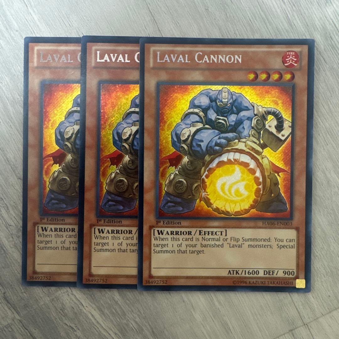 [Special price] Yu-Gi-Oh English version HA version Raval Cannon secret rare 1st 3 pieces