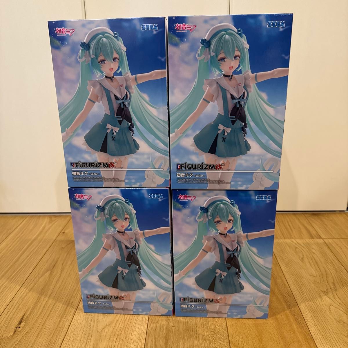 初音ミク フィギュア FIGURIZMα Sailor 4個セット セガ