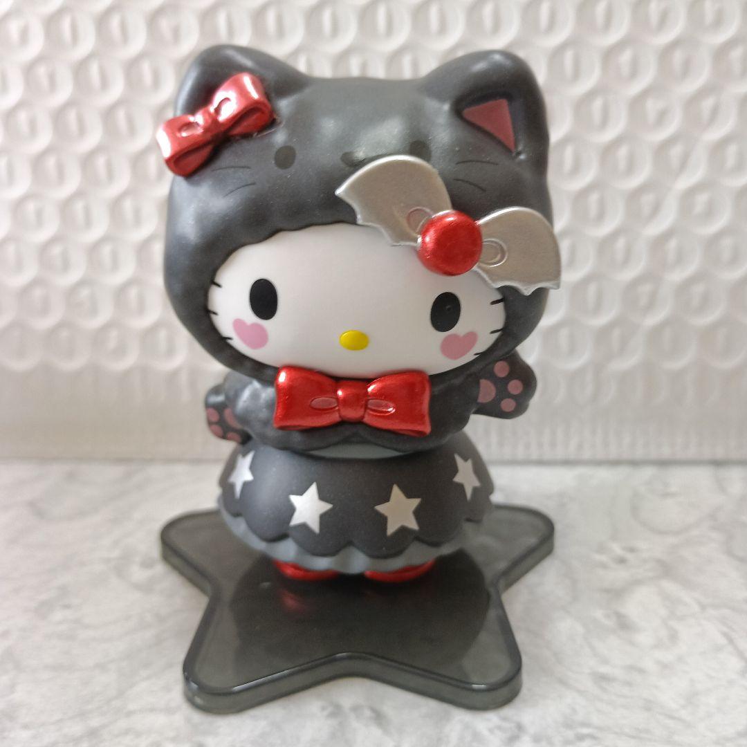 Halloween Hello Kitty Figure Black Cat Cosplay