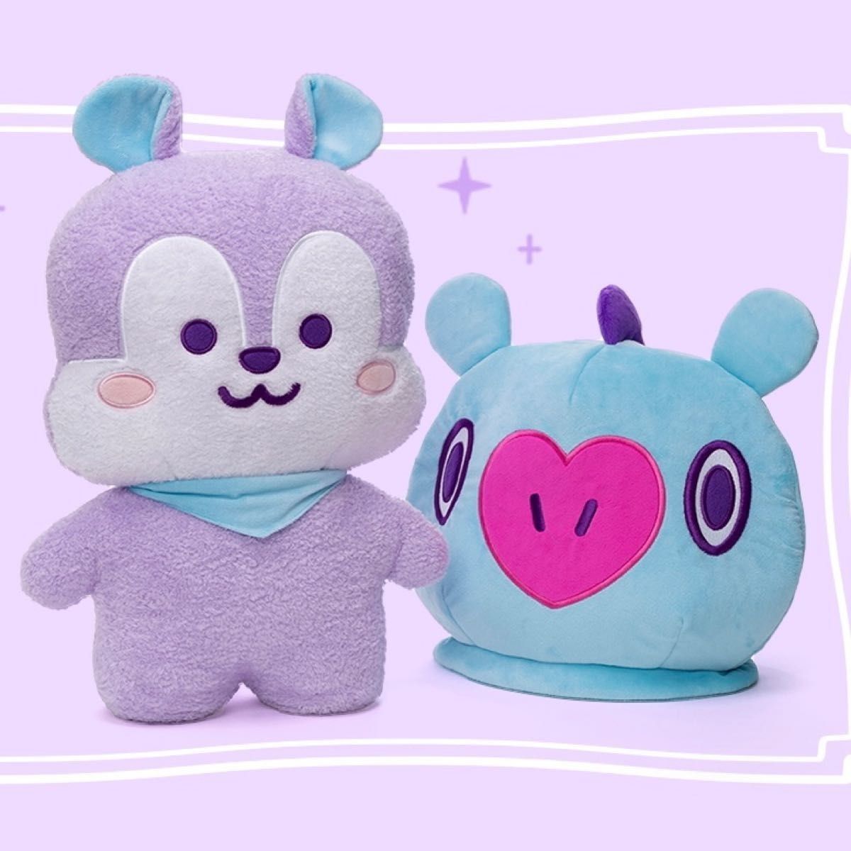 ★Official★BT21 MANG BTS J-HOPE★Tattton Plush Toy, Large Size, Mask-Removable Type