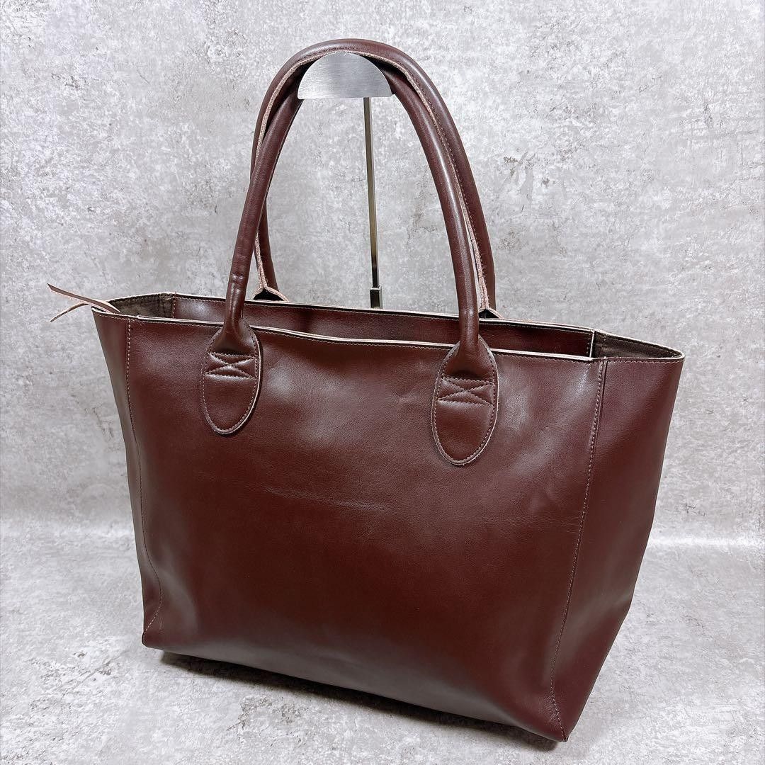 【【优质品】TETTO OME TETE HOMME 皮革托特包 肩背款 棕色