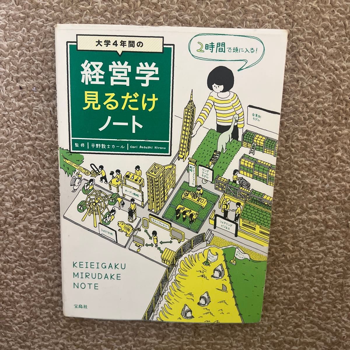 大学４年間の経営学見るだけノート 平野敦士カール／監修