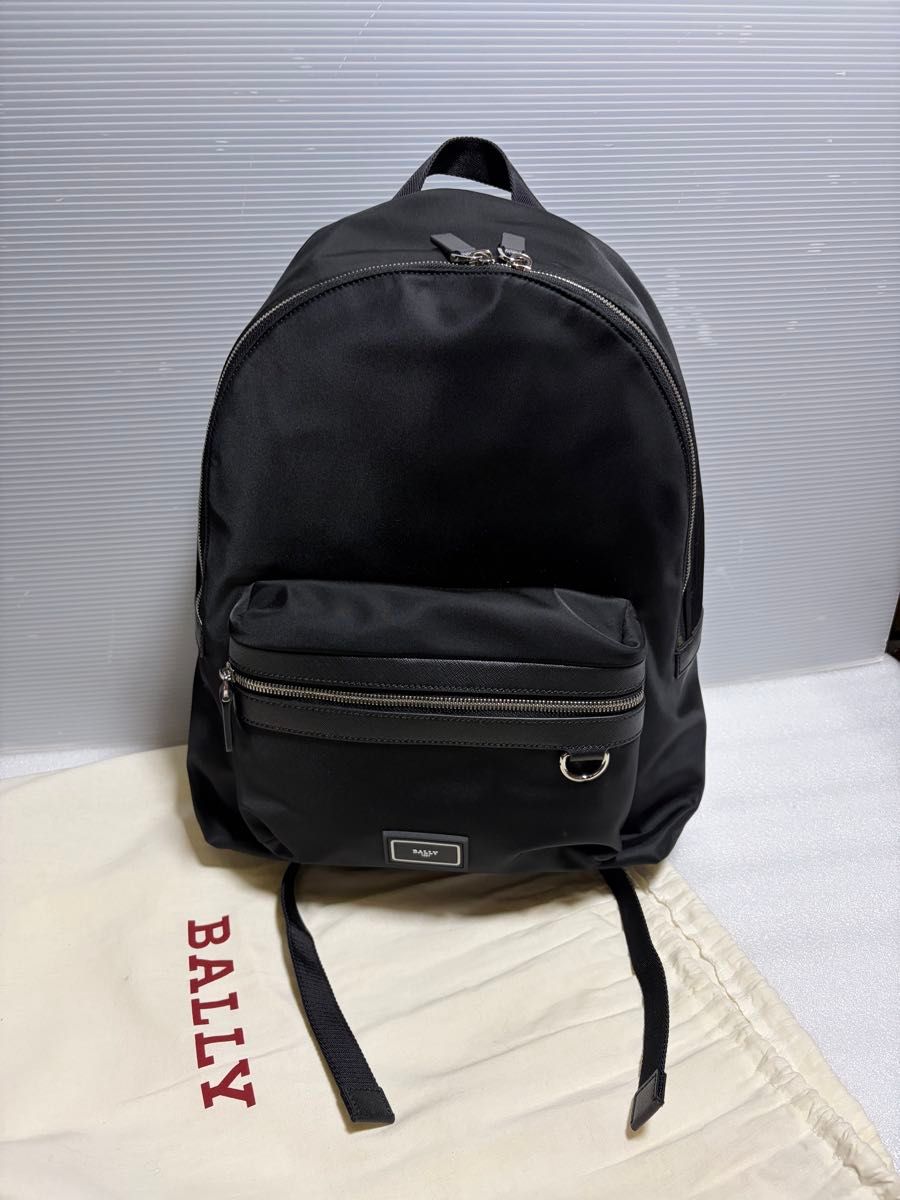BALLY 男士双肩包 尼龙 黑色