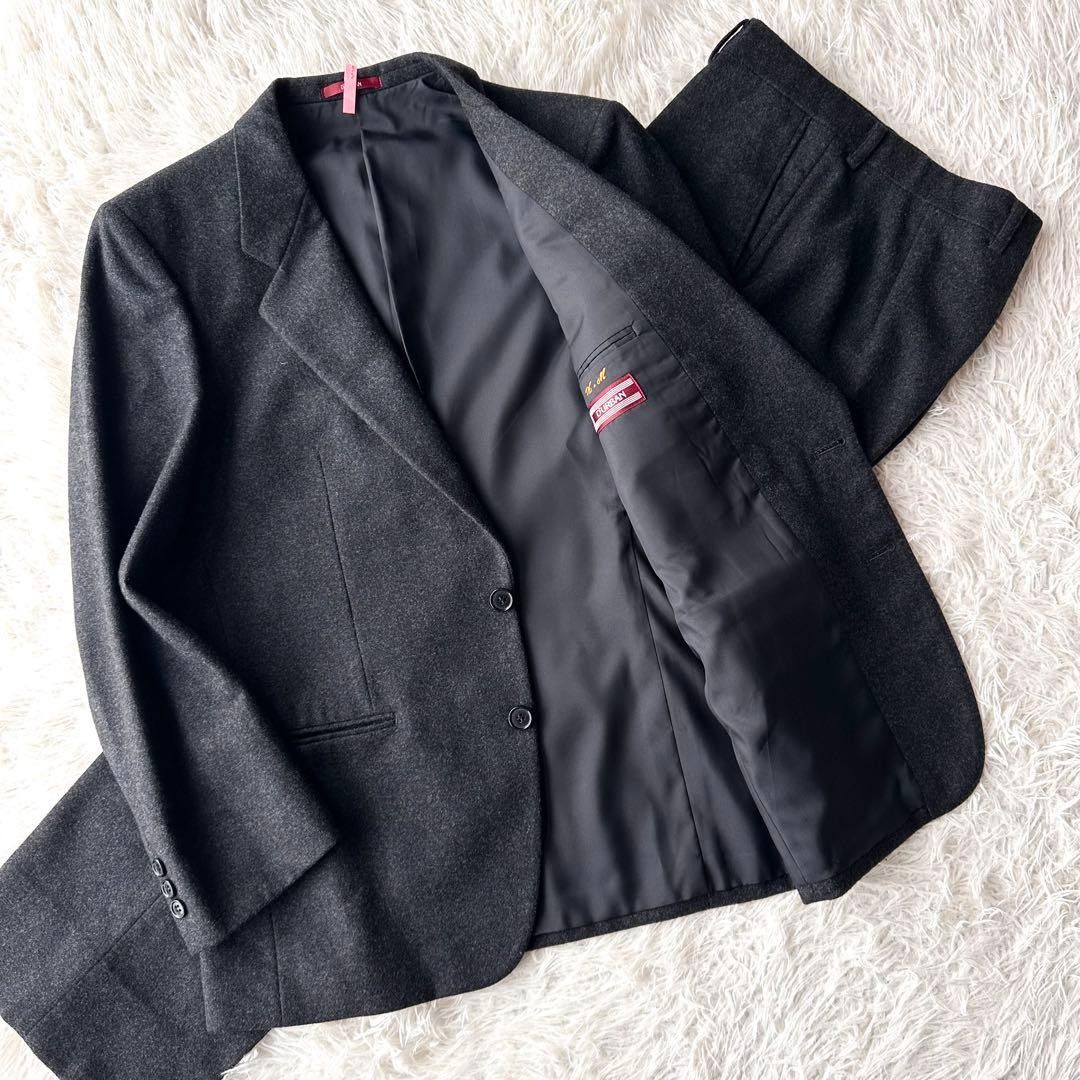 【品相极佳 极暖法兰绒面料】D'URBAN 两件套西装 M 秋冬款 灰色