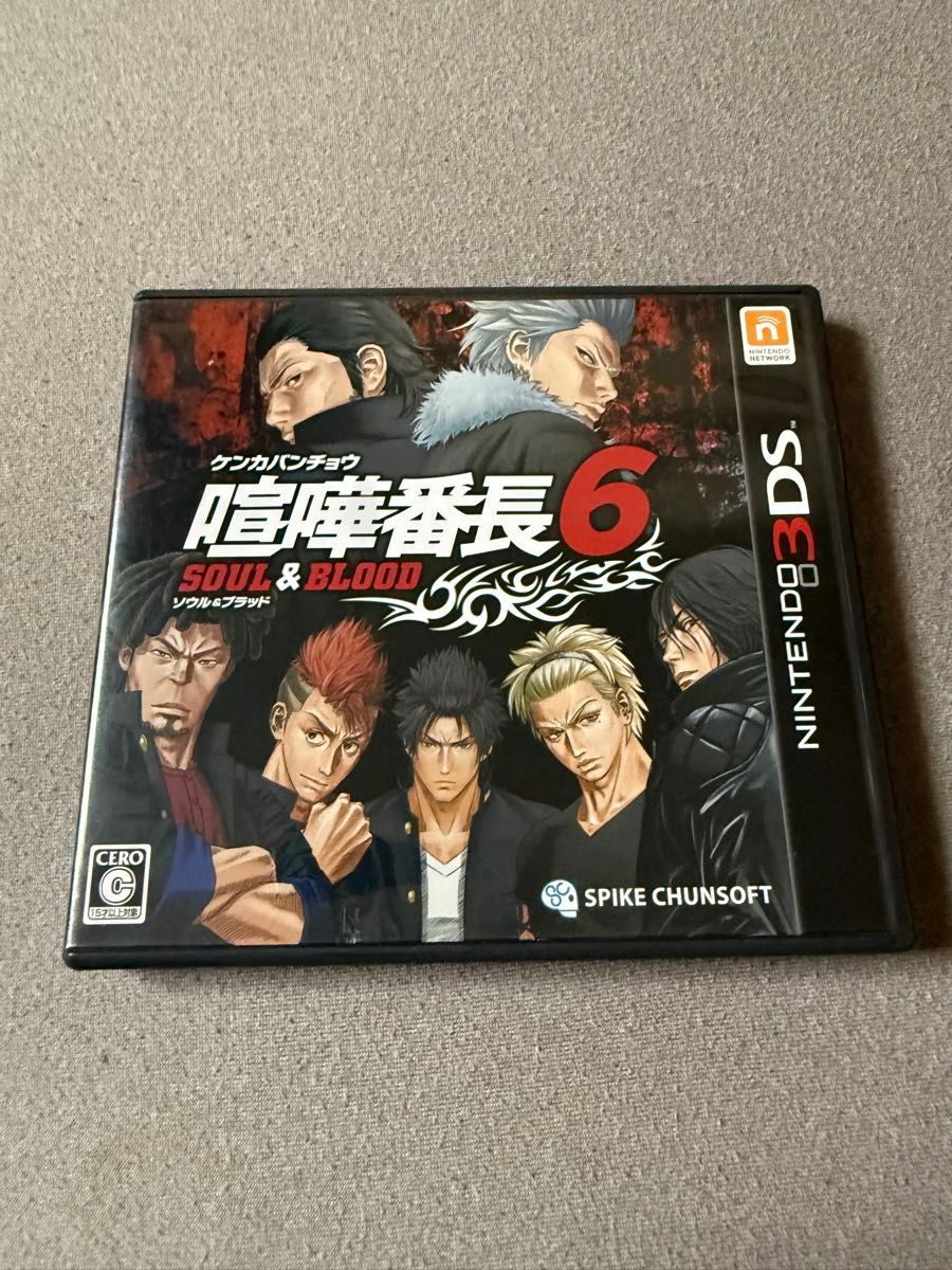 任天堂3DS 《打架番长6～灵魂与鲜血～》 斯派克·春软件