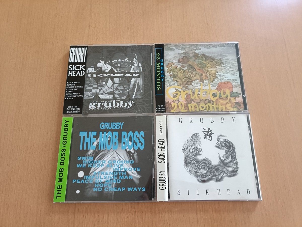 绝版 GRUBBY CD 4张套装《SICK HEAD》等