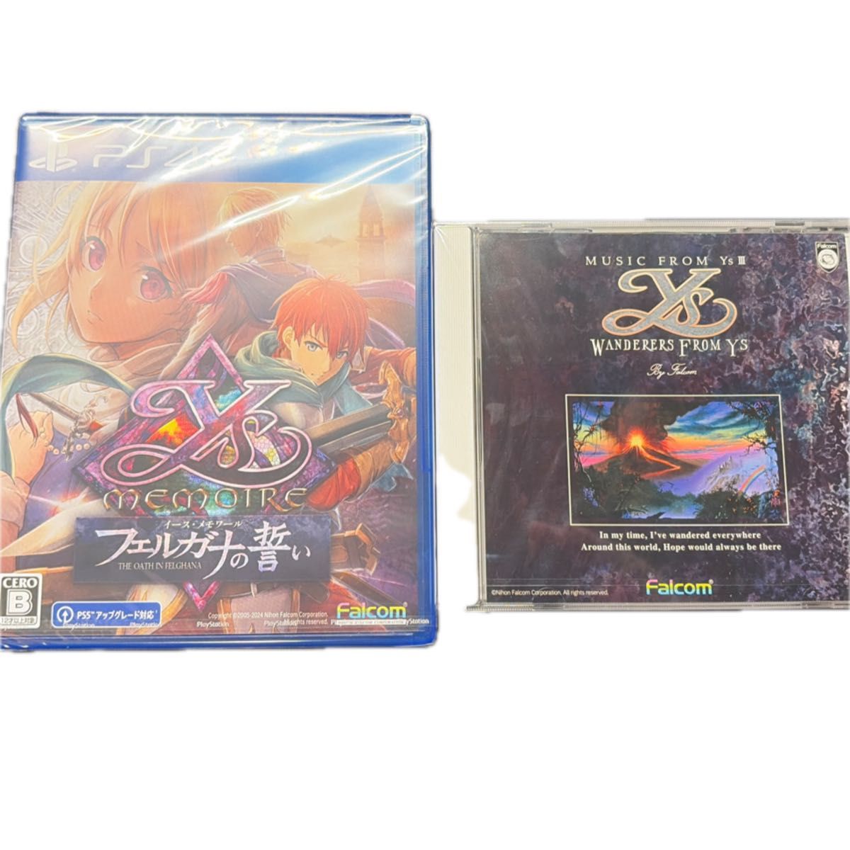 全新未拆封 PS4 伊苏:菲尔盖纳之誓 - 特典原声带 CD 附赠 PS4 全新未拆封