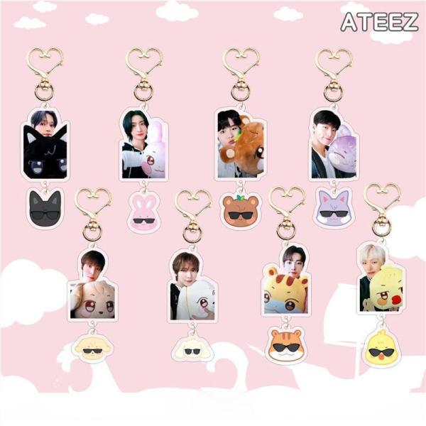 第二件半价 ATEEZ周边 钥匙扣 亚克力 82z 钥匙链 周边 钥匙链 配饰 圣诞 手机挂件 车饰 小物 装饰 ANITEEZ