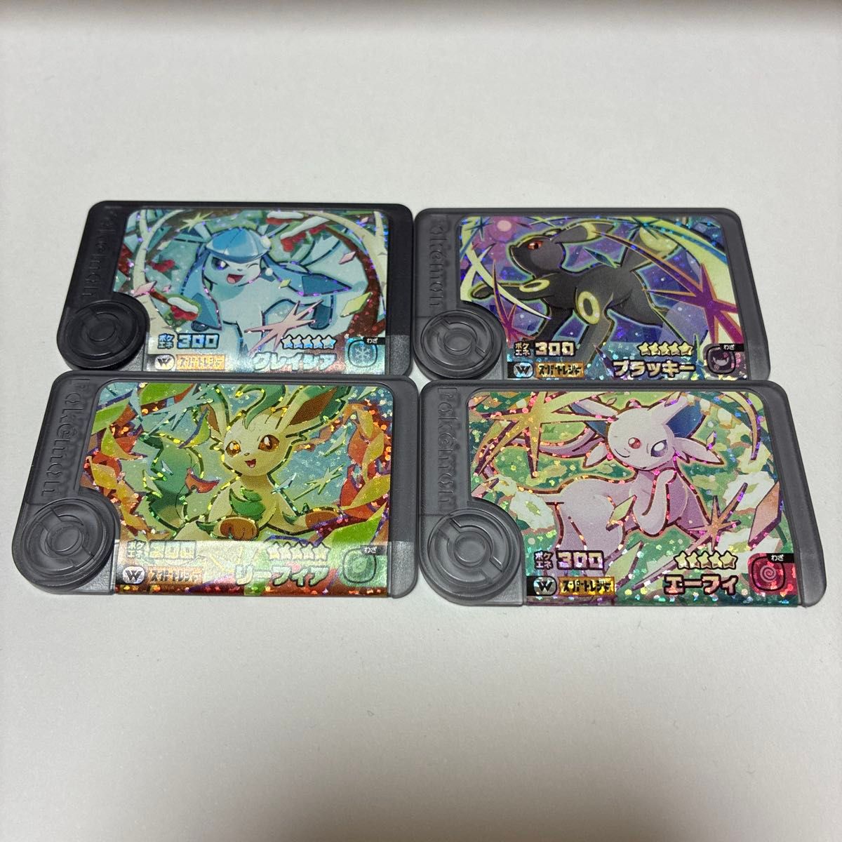宝可梦朋友 Best Tag第4弹 Wonder Pick 全4种套装 黑鲁加 雷吉艾斯 伊布 叶伊布