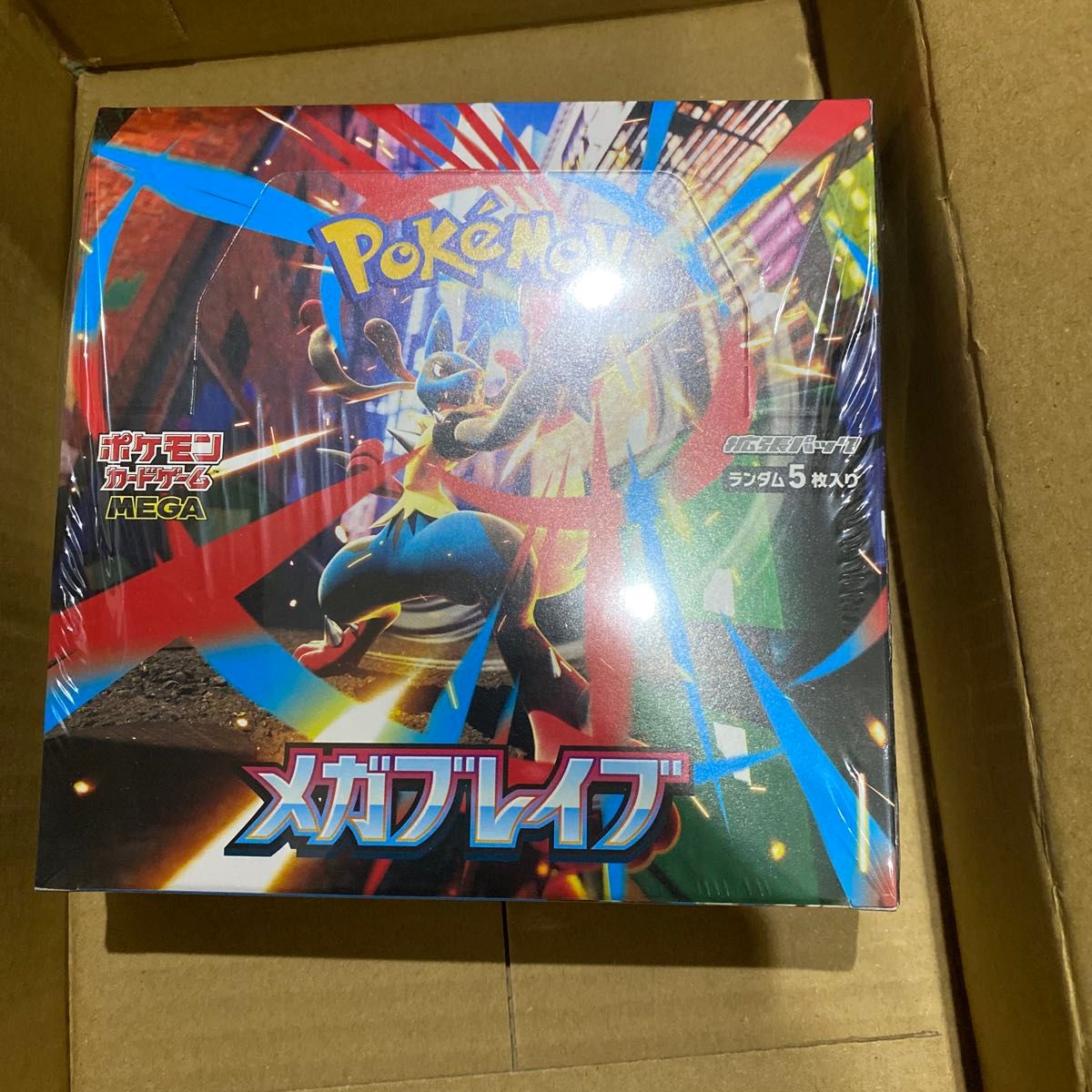 神奇宝贝卡片游戏mega brave 1BOX有收缩