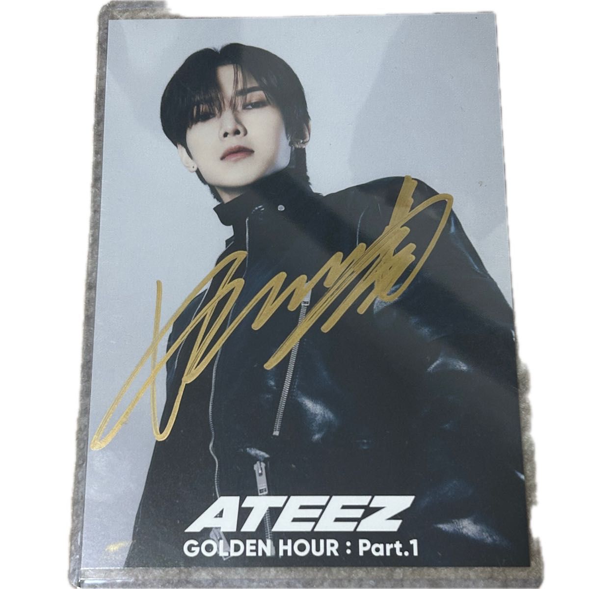 ATEEZ GOLDEN HOUR : Part.1 ヨサン 直筆サイン入り ポストカード