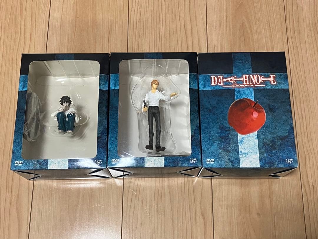 【初回限定版DVD特典】デスノート 月(ライト)・L・死神大王 フィギュアセット