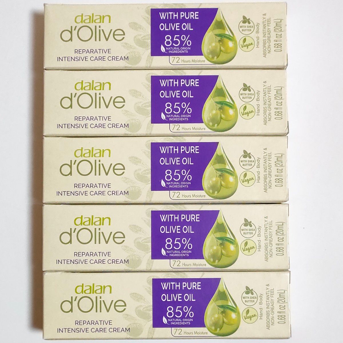 达兰 护手霜 20ml dalan d'Olive 5件套装