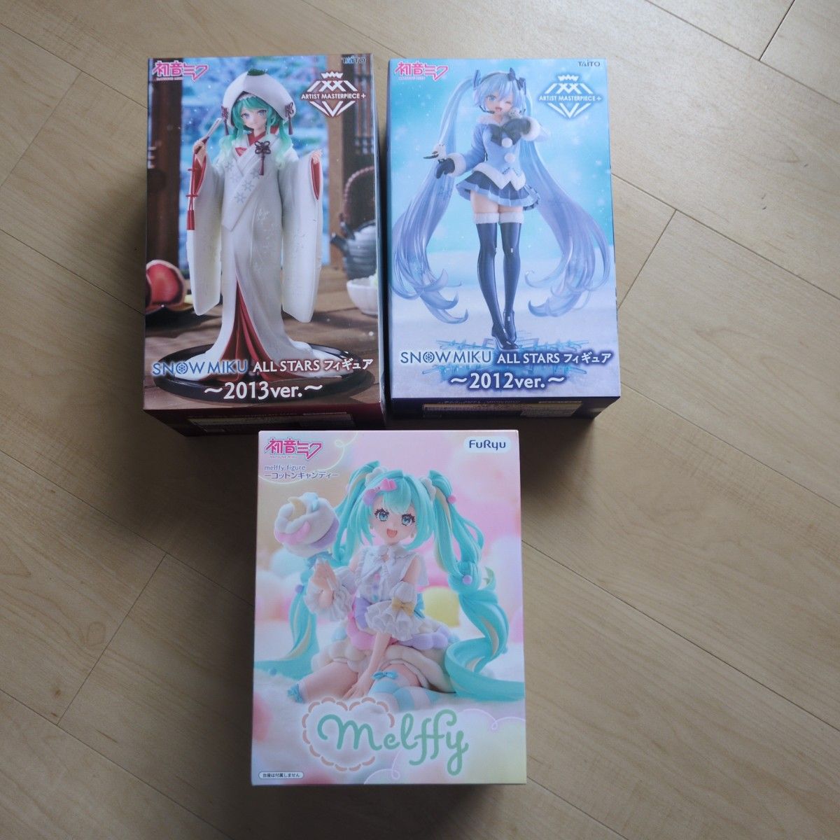 初音未来三点组套雪未来2012 2013 Melffy