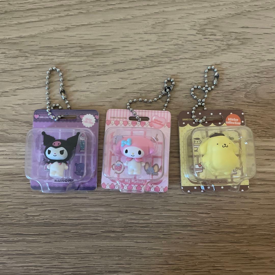 Sanrio Package Miniature Collection, 3 Varieties: Kuro-mi, Pompompurin, My Melody