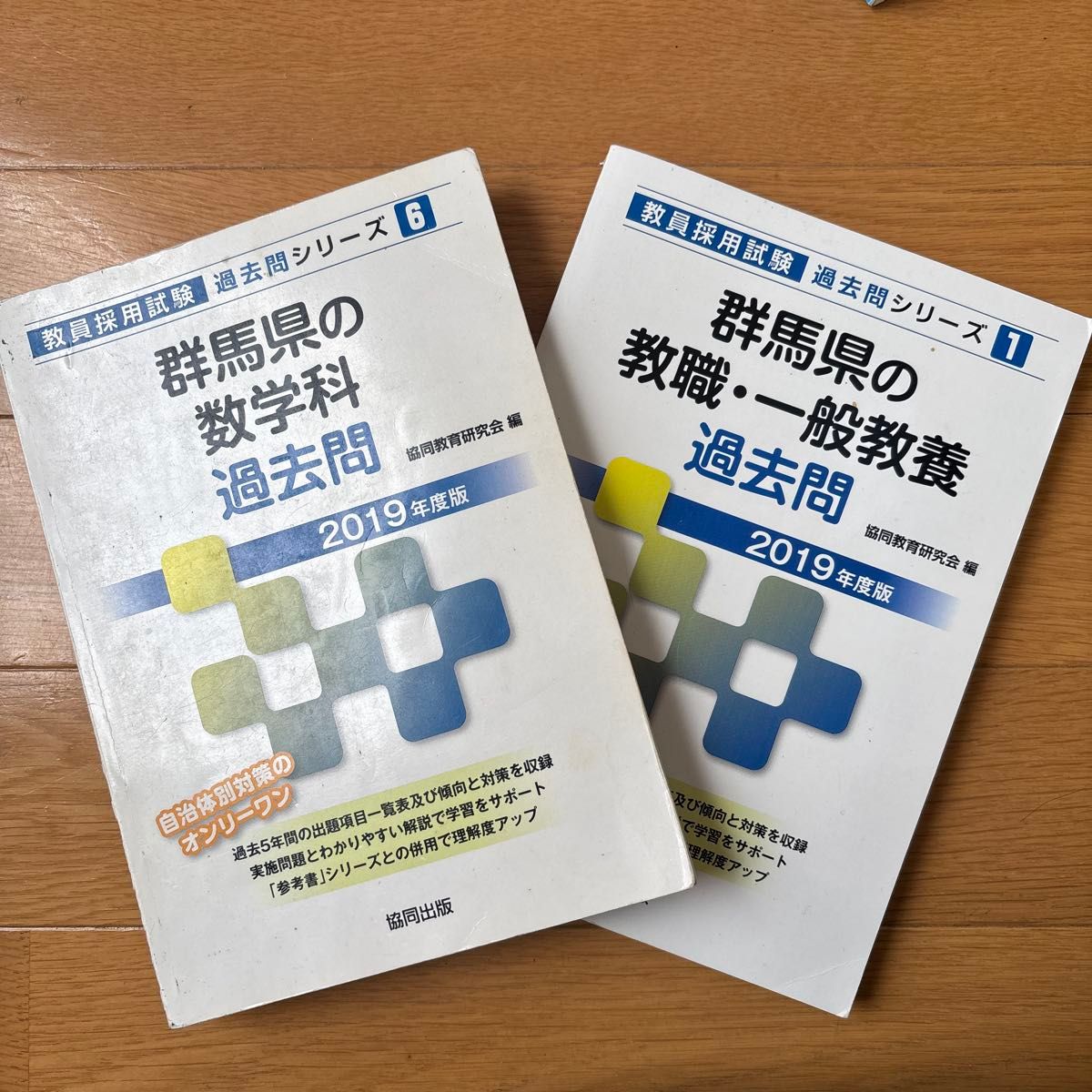 群马县教员采用试験教职 · 一般教育数学科过去问2019年度版2册套装