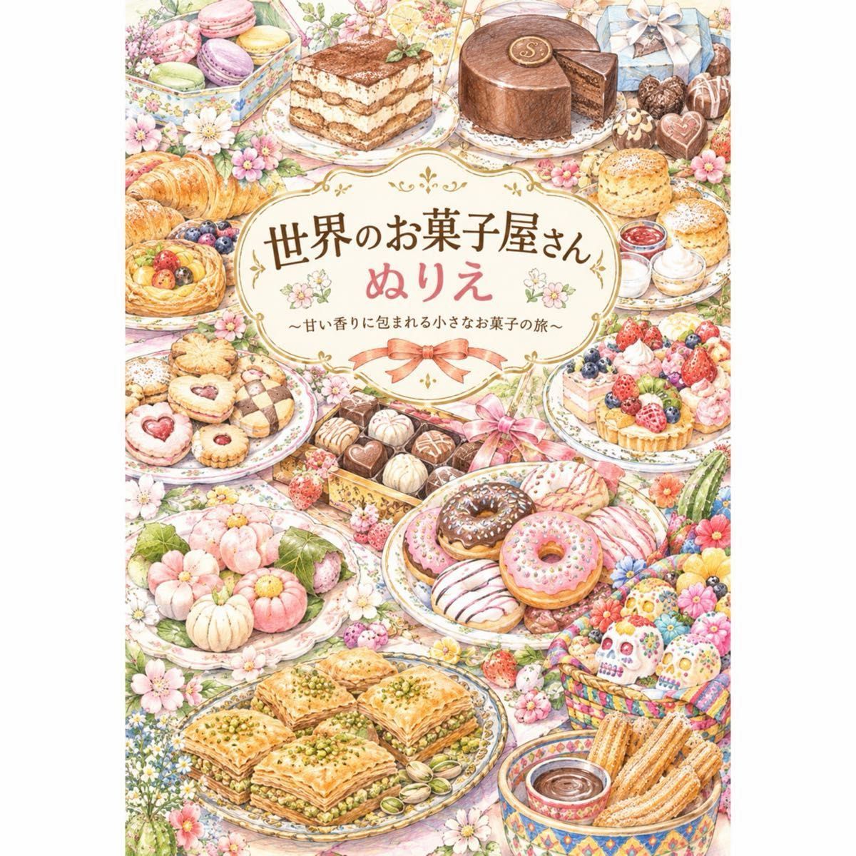 世界糖果店涂色书~在甜蜜香气中开启的小小甜点之旅~