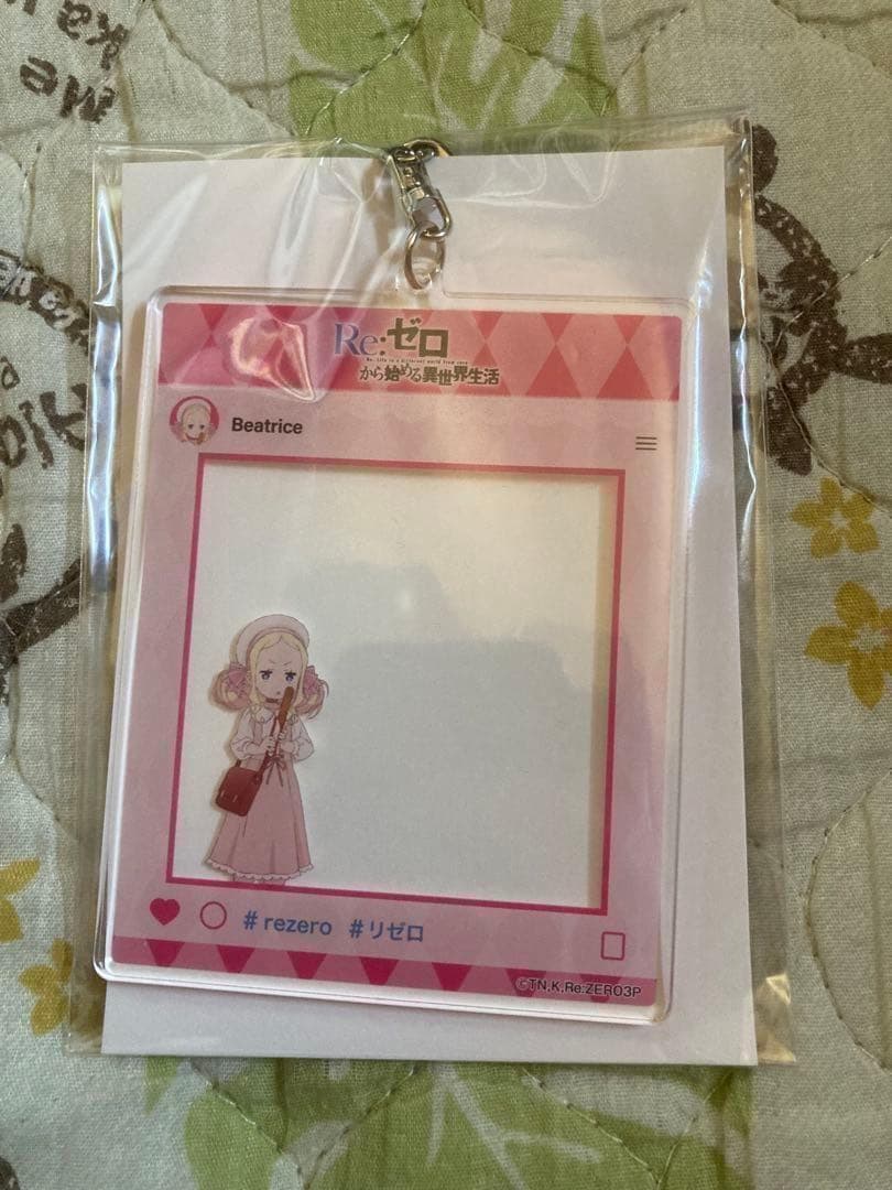 Re:Zero Movie Theater Goods Acrylic Keychain Beatrice Photo Frame