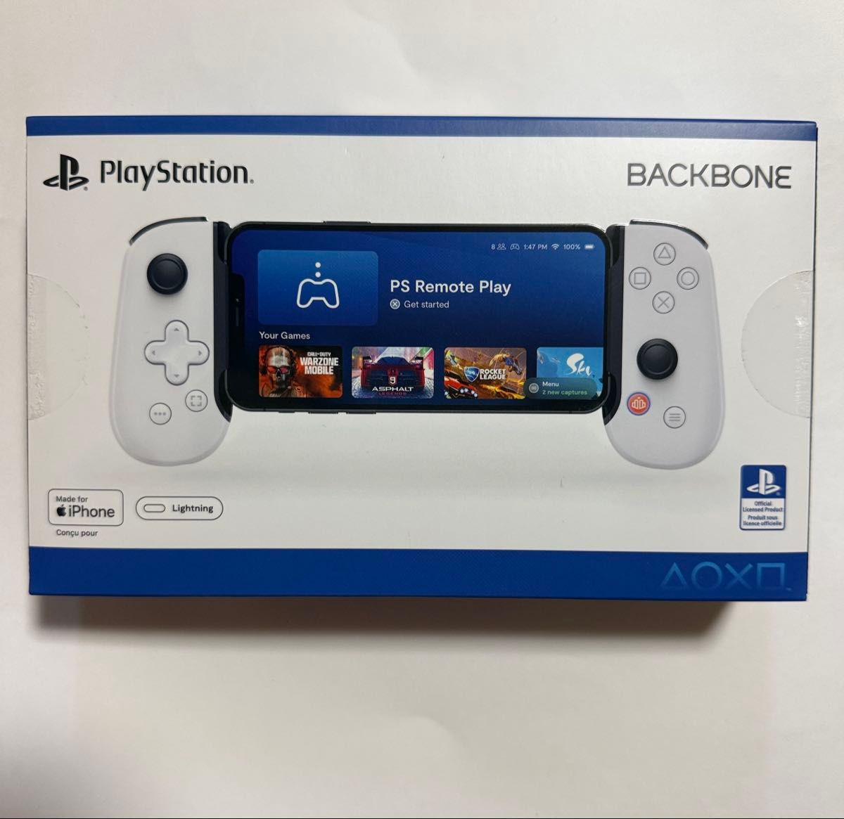 BACKBONE One PlayStation Edition iPhone Mobile Gaming Controller Lightning