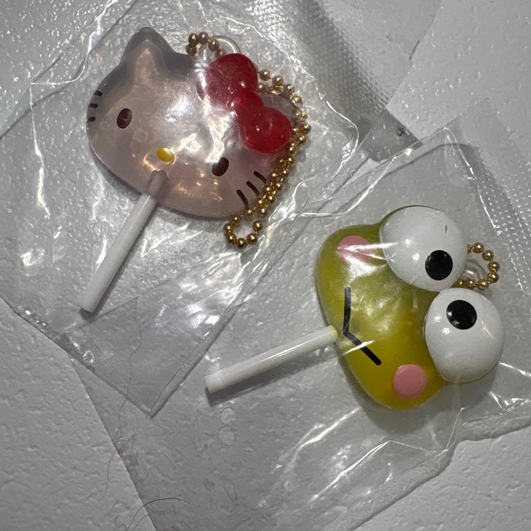 Sanrio Characters Colorful Candy Charm Hello Kitty Kerokerokeroppi