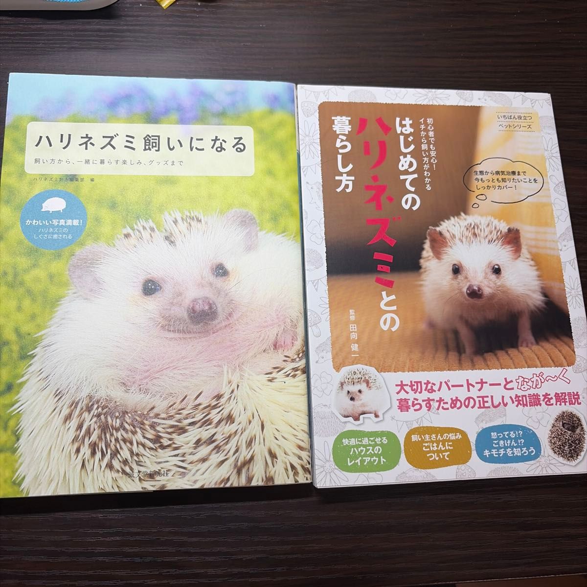 ハリネズミ飼育本 2冊セット ハリネズミ飼いになる はじめてのハリネズミとの暮らし方