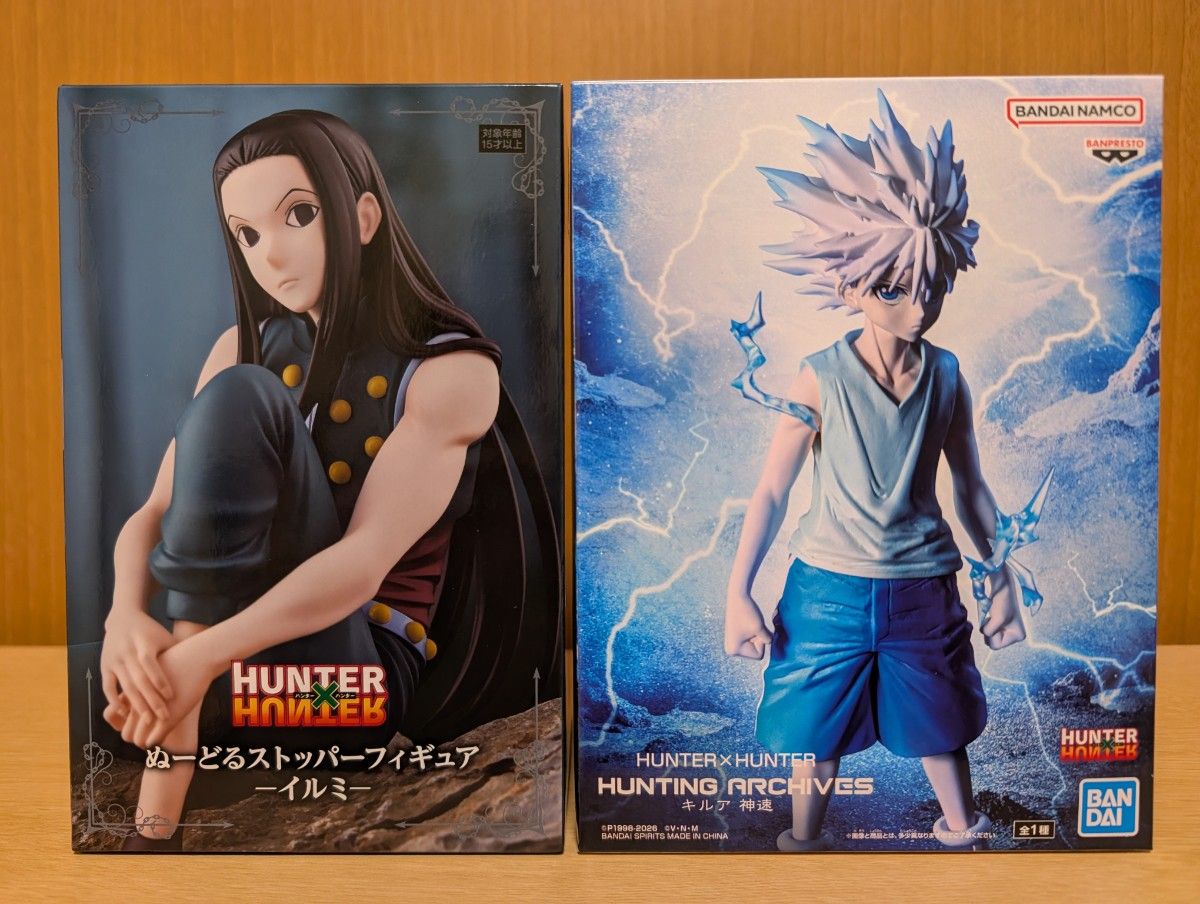 HUNTER×HUNTER Figure 2-Piece Set Illumi Nendoroid Stopper Killua Divine Speed