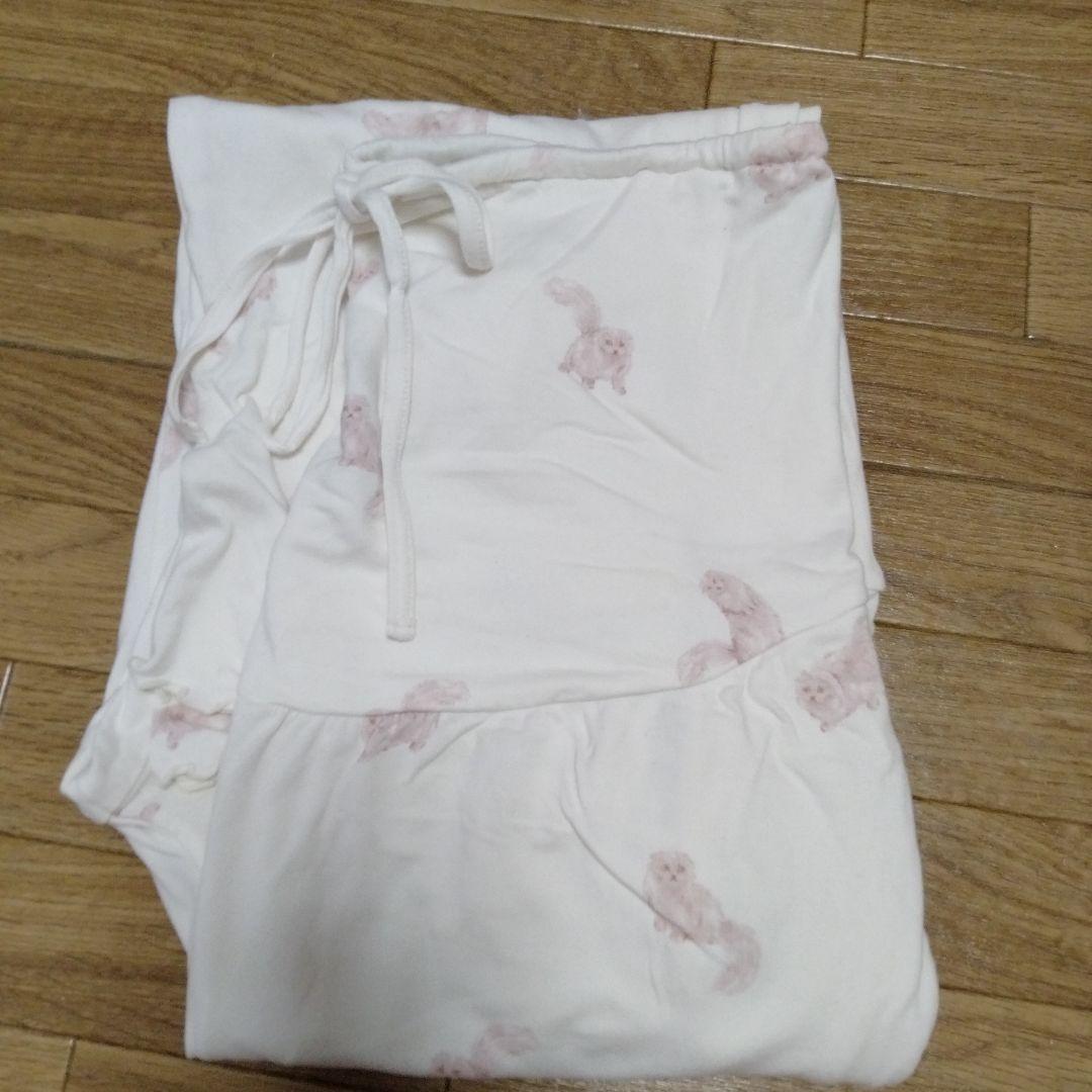 马塔尼蒂睡衣短裤居家服猫图案白色