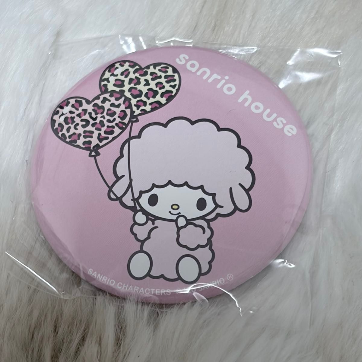 三丽鸥 sanrio house 罐装镜 豹纹 雪豹 皮亚诺酱 我的甜蜜钢琴