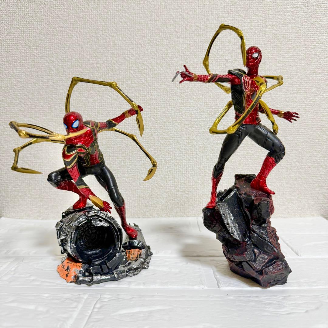 蜘蛛侠 钢铁蜘蛛 手办套装 marvel