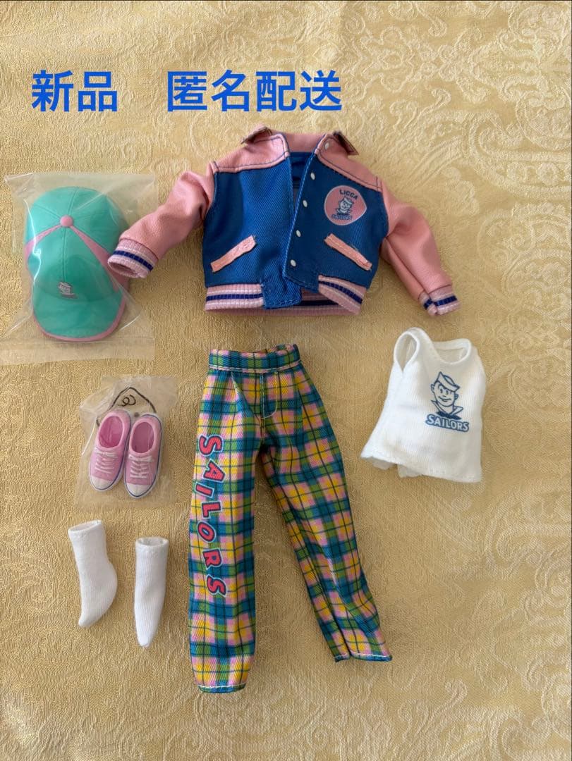 新品复古莉卡酱水手服夹克套装及配饰