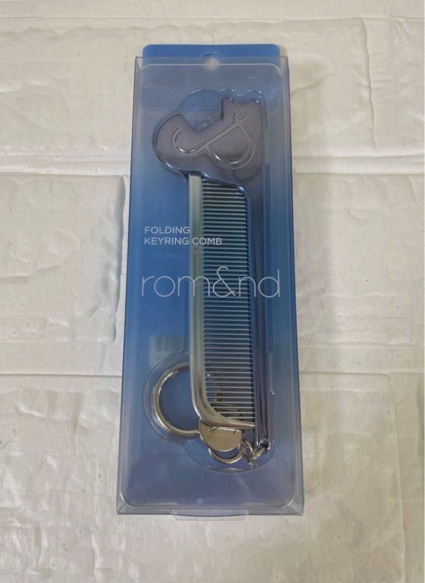 【未使用新品】rom & nd rom and fording钥匙环梳子蓝