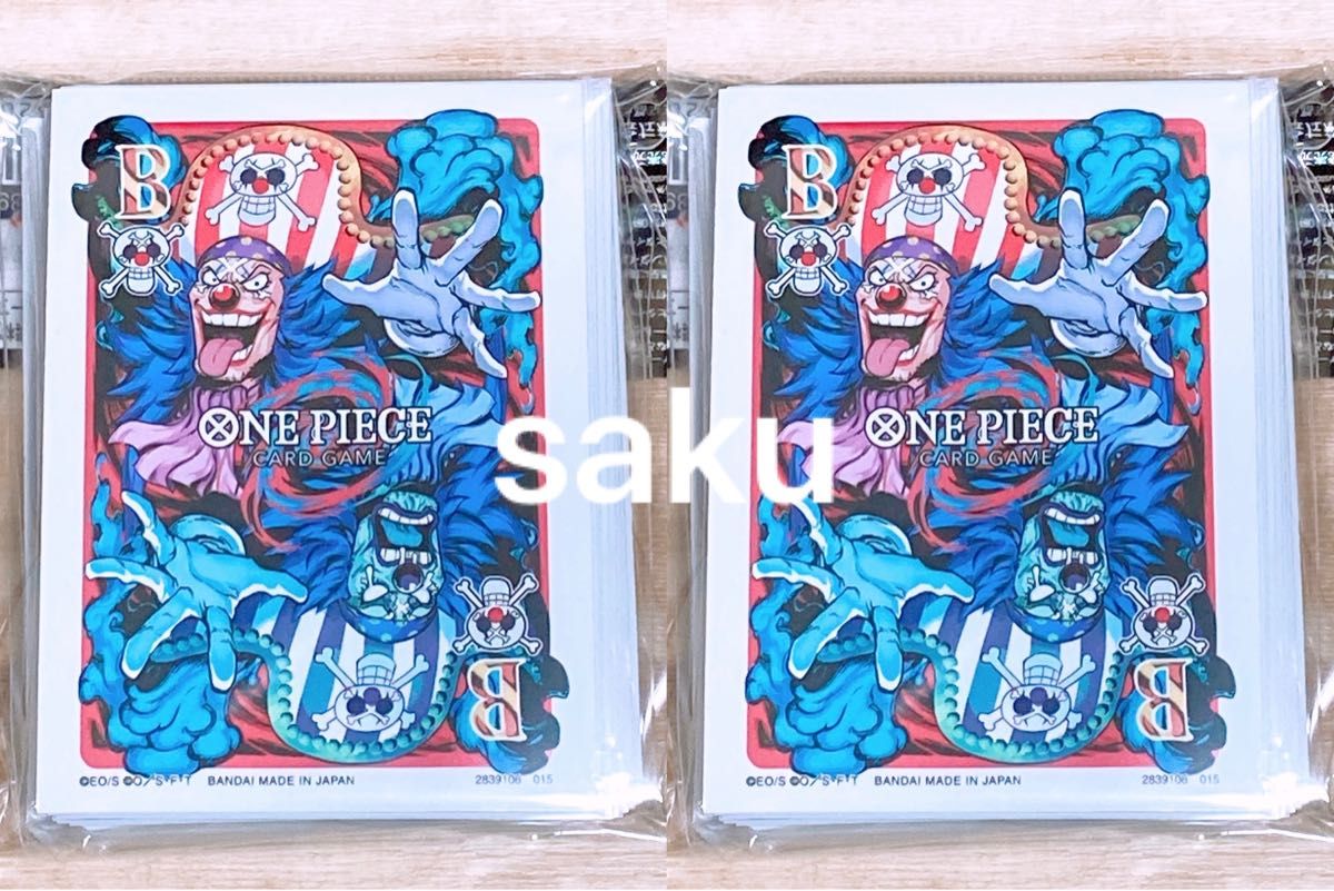 【新品・未開封】 ONE PIECE One Piece Card Game Limited Edition Sleeve Buggy 2-Pack