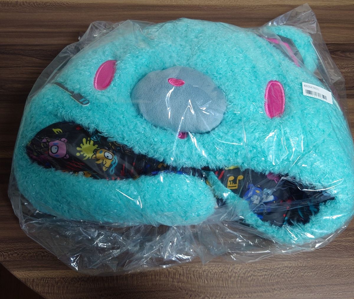 チャックスGP 初音ミク グルーミー まるかぶりキャップ ターコイズブルー